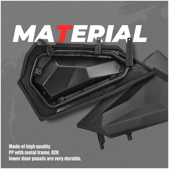 Lower Half Door Inserts Panels For Polaris RZR 60" Models (2 DOORS) - Image 3