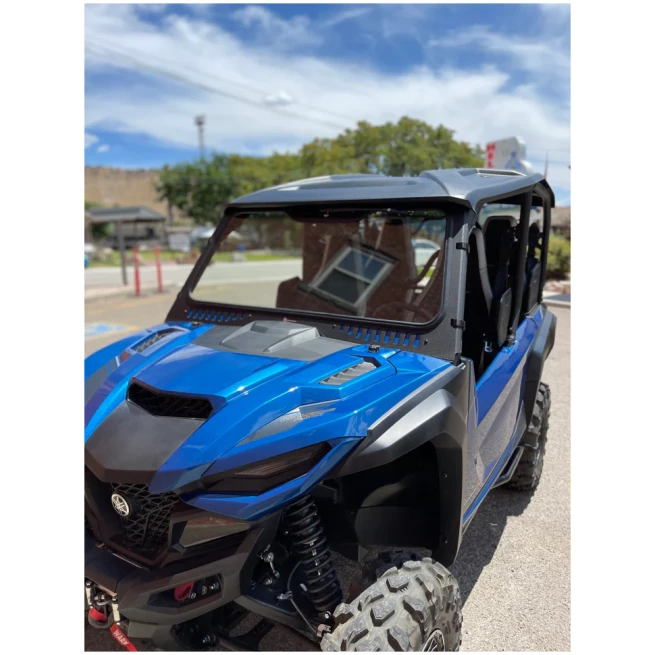 YAMAHA WOLVERINE VENTED GLASS WINDSHIELD - Image 3