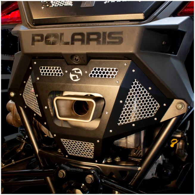 Polaris Pro R Rear Exhaust Cover - Image 5