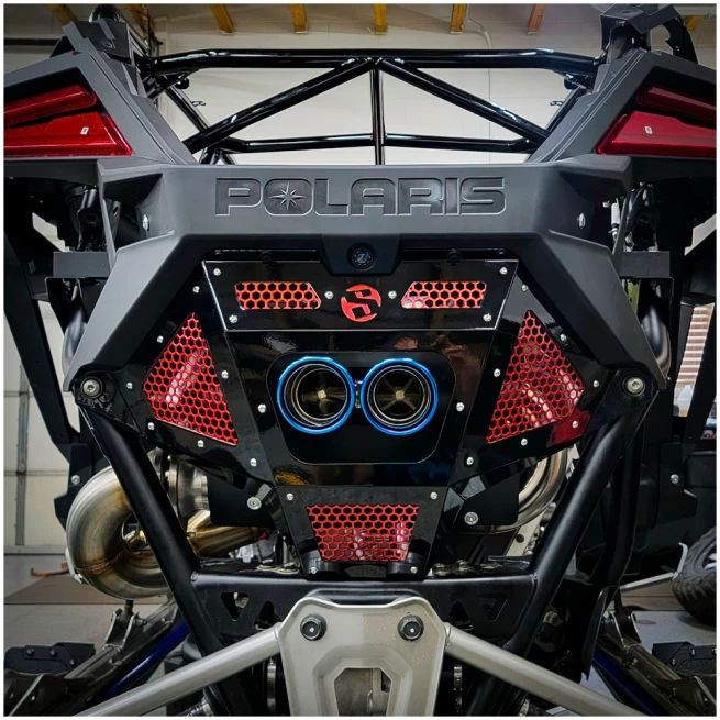Polaris Pro R Rear Exhaust Cover - Image 8