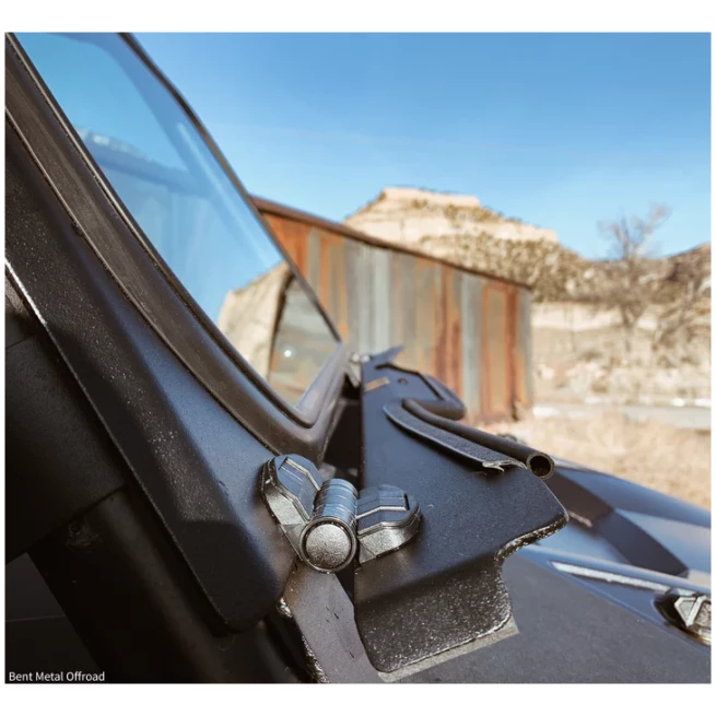 POLARIS RZR TURBO S VENTED GLASS WINDSHIELD - Image 5
