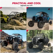 3-IN-1 Folding Windshield for Polaris RZR XP 1000 - Image 7