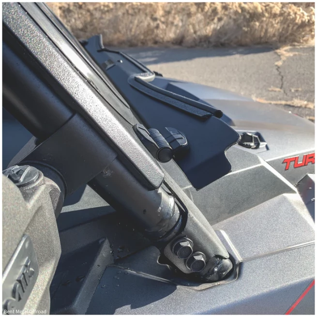 POLARIS RZR TURBO S VENTED GLASS WINDSHIELD - Image 4