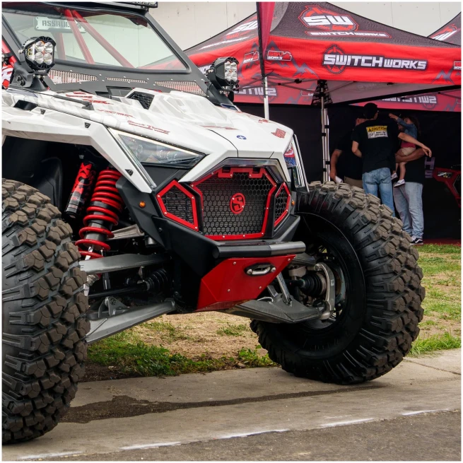 SDR Polaris Pro R/Turbo R Winch Single Tube Front Bumper
