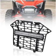 Front Mesh Grill with LED Light Bar for Polaris RZR PRO XP/TURBO R - Image 8