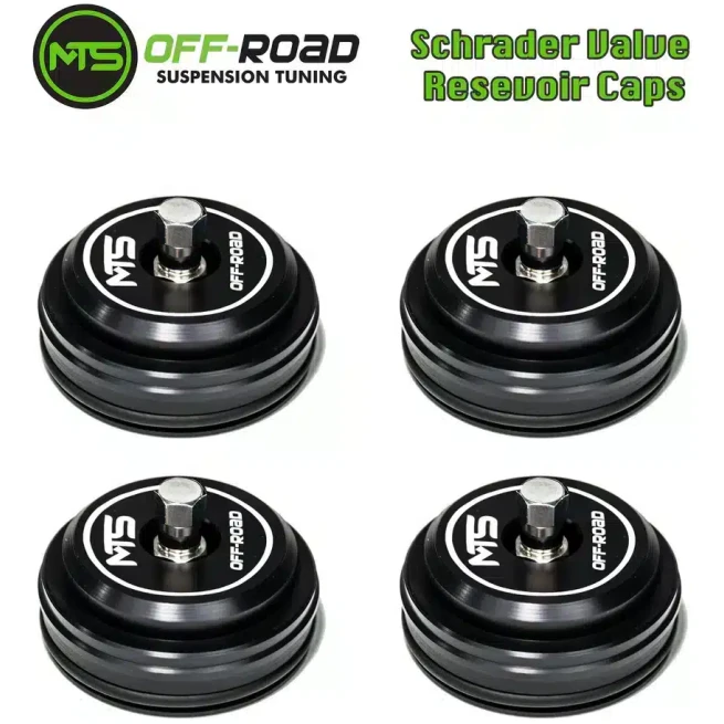 MTS OFF-ROAD SCHRADER VALVE RESERVOIR CAPS (FOR FOX SHOCKS)