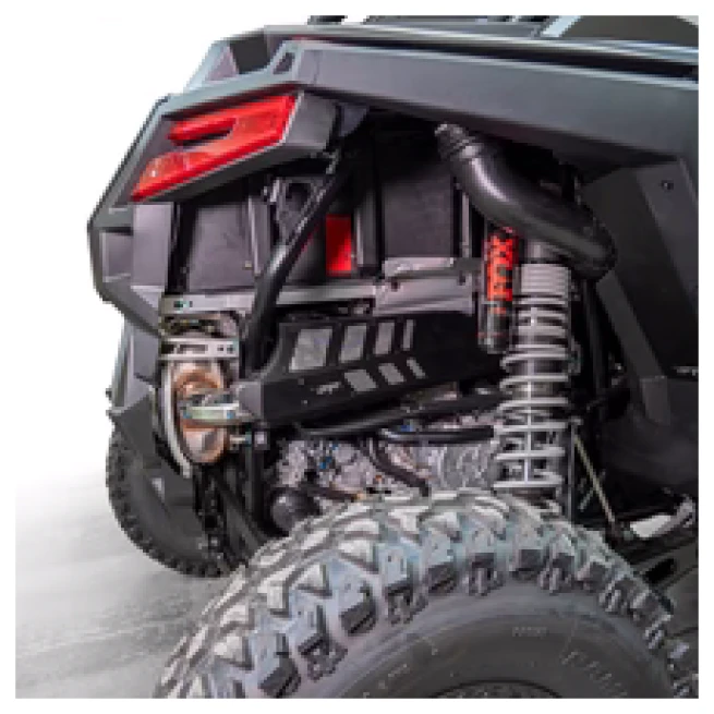 DRT RZR Pro XP / Turbo R 2022+ Aluminum Headpipe Shield - Image 7